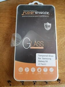 Supershieldz Tempered Glass 9H for Samsung S6 Screen Protectors