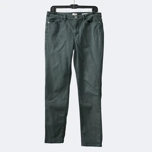 J Jill Denim Jeans Womens 10 Green Boyfriend Straight Leg Ankle Pants - Picture 1 of 9