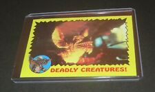 GREMLINS TRADING NM CARD SINGLE #44 1984 DEADY CREATURES ! **FREE SHIPPING 