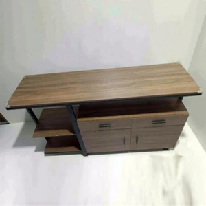 TV Cabinet Entertainment Unit Stand Storage Shelves 140cm - Picture 1 of 6