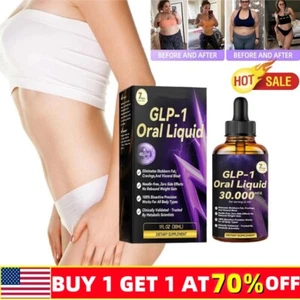 GLP-1 Abnehmen Fatburner Tropfen Nahrungsergänzung Abnehmen Tropfen 30ml - Bild 1 von 11