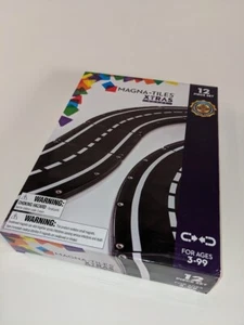 Magna-Tiles Roads 12 piece set (Magnatiles magnetic gift toys for kids) - Picture 1 of 6