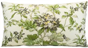 Waverly Fawn Hill Floral Decorative Throw Pillow Cover 12x20 Lumbar - Picture 1 of 6
