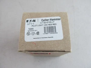 EATON CUTLER-HAMMER SER A1 120V RED PILOT LIGHT HT8HFRV7 - Picture 1 of 2