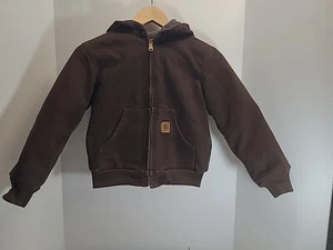 Carhartt Vintage bomber coat youth medium (8) brown - Picture 1 of 11