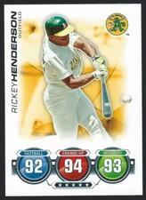 2010 Topps Attax Battle of the Ages #5 Rickey Henderson Baseball Card - A's