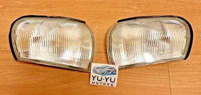 Subaru Genuine Impreza WRX STi GC8 Front Corner Lamp Lens Left Right Pair OEM Foto 1 de 4