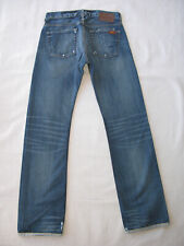 7 For All Mankind Standard Straight Selvedge Jeans Men 30 x 33 Distressed Cotton