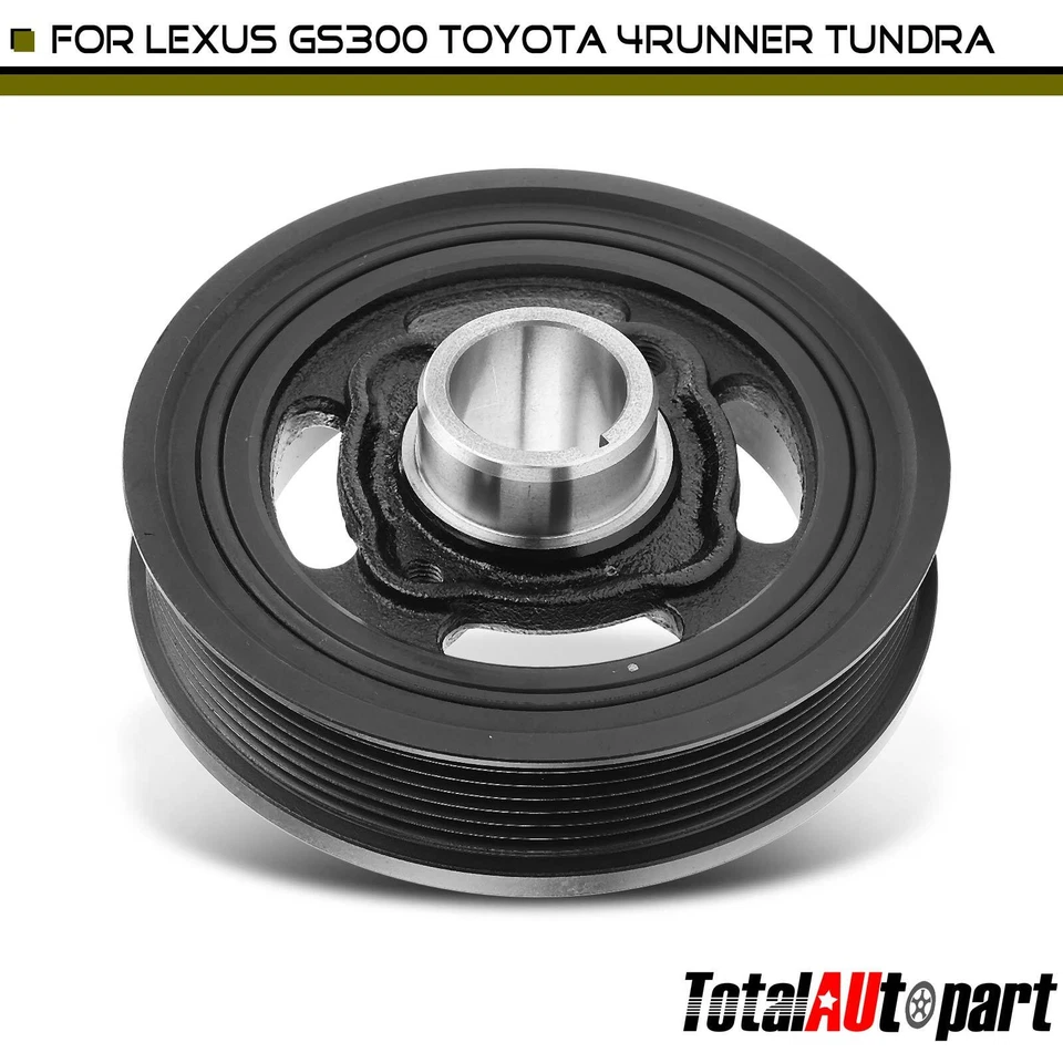 Engine Harmonic Balancer for Toyota Tacoma 2005-2015 4Runner FJ Cruiser Lexus - Image 1 of 4