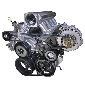 Soporte de conversión intercambiable bomba de dirección asistida alternador LS para GMC Sierra Yukon - Imagen 1 de 14