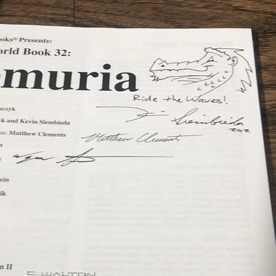 Palladium Books Rifts World 32 Lemuria FIRMADO - *Edición limitada interna* - RARO Foto 1 de 4