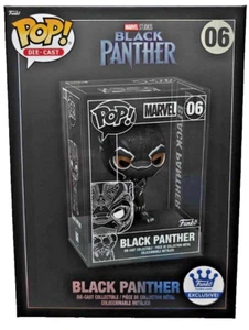 Funko Pop! Marvel Die-Cast Diecast Black Panther #06 Exclusive Common Figur - Bild 1 von 2