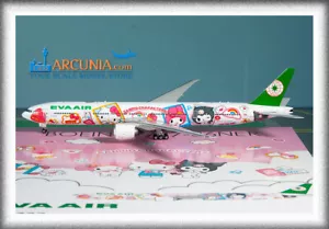Phoenix 1:400 Eva Air Boeing 777-300ER "Besties Jet - B-16722" 4610 - Foto 1 di 5