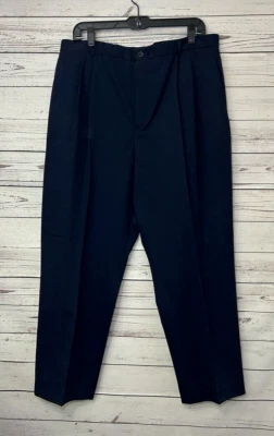 Lands' End Womens 18P Petite Straight Leg Dressy Casual Pants Classic Navy NWT - Image 1 of 4