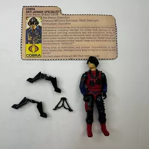 G.I. Joe Scrap Iron Cobra Anti Armor With File Card & Accessories Hasbro - Picture 1 of 3