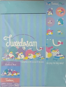 Sanrio Tuxedosam Letter Set 12Writing Paper+6Envelopes+7Stickers Japan ② - Picture 1 of 1