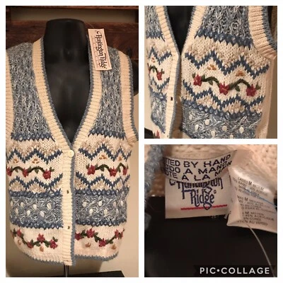 Cárdigan suéter Huntington Ridge para mujer tejido mediano a mano AA102 Foto 1 de 4