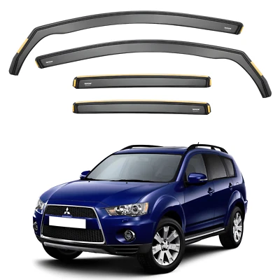 Windabweiser für Mitsubishi Outlander MK2 5-Türer 2006-2012 4-P ISPEED getönt - Bild 1 von 4