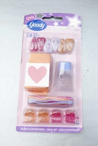 Goody Girls Multicolor Hair Accessory Pack Set 24 Piece Ponytail Ties Mini Heart - Picture 1 of 6