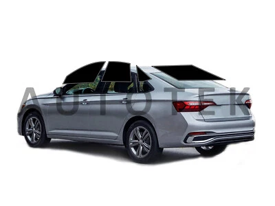 Película precortada para ventanas laterales cualquier tono para Volkswagen Jetta sedán 2019-2024 Foto 1 de 4