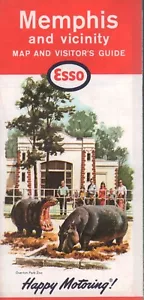 1965 Esso Road Map: Memphis and Vicinity NOS - Picture 1 of 1