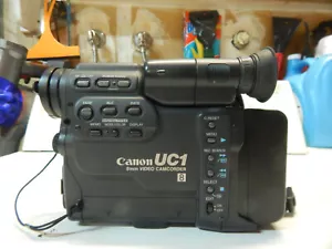 Canon UC1 Black Super-Macro AF Internal Focus 8mm Video Camcorder - Picture 1 of 12