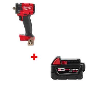 Milwaukee 2854-20 M18 FUEL 3/8" Impact Wrench w/ FREE 48-11-1850 Battery Pack - Picture 1 of 1