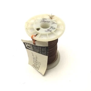 Omega TG-T-40SLE T-Type Thermocouple Wire 40 Gauge, PFA Glass Insulation, ~400Ft - Picture 1 of 4