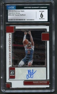 Daniel Gafford #SS autograph 2022-23 Donruss Optic Signature Series CGC 6 Auto 9 - Picture 1 of 2