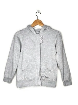 Jaqueta com capuz Eddie Bauer cinza lã tamanho G - Imagem 1 de 4