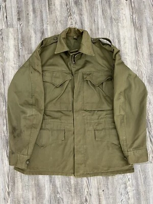 Vintage WWII US Army M43 Pattern Field Jacket Military M2 - Image 1 of 4