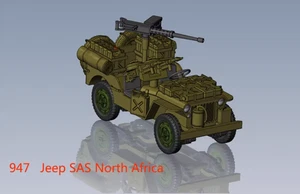 3D Printed 1/72 British Jeep SAS North Africa Model Unpainted-- - Picture 1 of 1