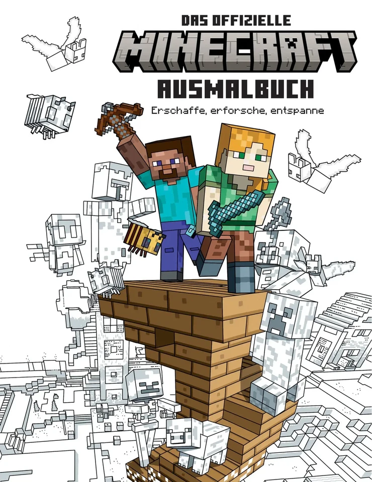 Das offizielle Minecraft Ausmalbuch | Insight Editions | Taschenbuch | 68 S. - Bild 1 von 1