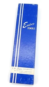 Vintage Embco Pencils Woodgrip 813 No. 2 Box of 11 Pencils USA - Picture 1 of 4