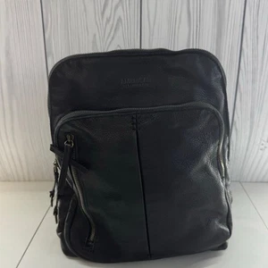 AMERICAN LEATHER CO Cleveland Echtleder Rucksack Damen schwarz Tasche weich - Bild 1 von 12