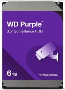 WD 6TB Purple Surveillance HDD Internal Hard Drive HDD WD64PURZ New Sealed - Picture 1 of 1