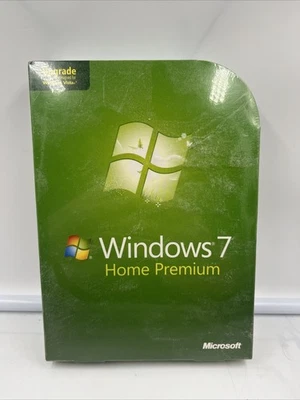 Brand New Microsoft Windows 7 Home Premium Upgrade DVD 32/64 Bit w/ Product Key - Image 1 of 4