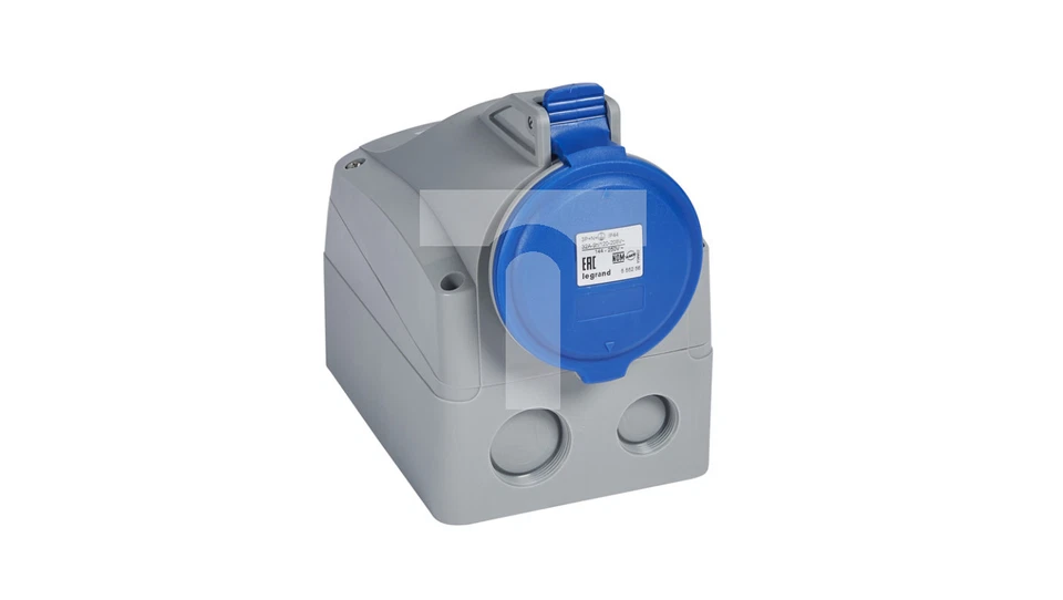 Fixed socket 5P 32A 230V IP44 P17 TEMPRA PRO 555256 - Image 1 of 1