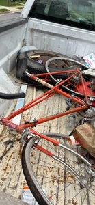 1975 Peugot Touring Road Bike Frame 64cm XXX-Large Lugged Steel French made - Picture 1 of 2