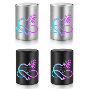 Mini Urns for Human Ashes Cremation Keepsake Urn Aluminium Alloy Urns, Small ... - Picture 1 of 9