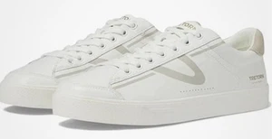 Tretorn Serve Womens Memory Foam Footbed Sneakers Tennis Shoes White/Gray Sz 7 - Picture 1 of 5