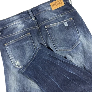 Diesel Jeans D-Rifty Slim Low Waist Women's 25 Dark Wash Distressed (28x29 READ) - Picture 1 of 10