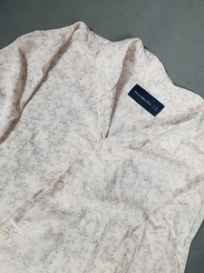 Camisa Abercrombie And Fitch Para Hombres XL Rosa Floral Manga Corta Sunmer Diseño Suave - Imagen 1 de 7