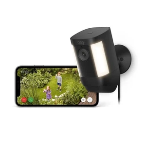Ring Spotlight Cam Pro - Plug In - 2K Video - 3D Motion Detection - Black - Picture 1 of 12