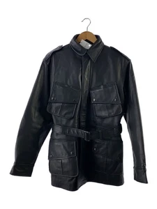 Morgan Products Leather Jacket Blouson/M/Cowhide/Blk 3917 - Picture 1 of 6