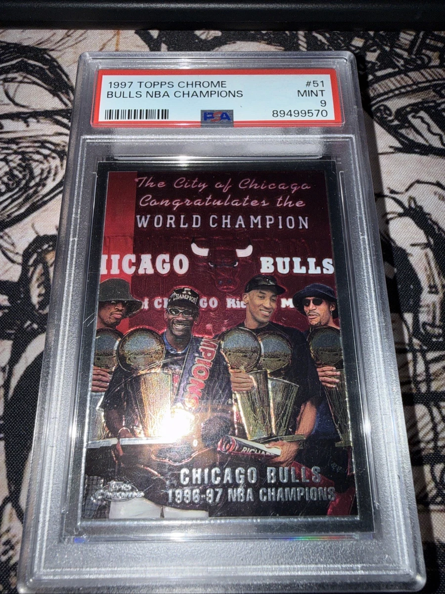 1997-98 Topps Chrome - Scottie Pippen/Ron Harper/Dennis Rodman