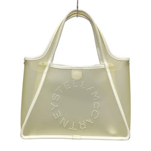 Auth stellamccartney Stella logo cross body bag 513860 White Clear Vinyl - - Picture 1 of 11