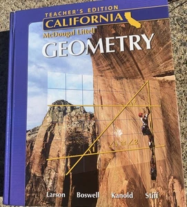 Larson Geometry California: Teacher Edition [Hardcover] MCDOUGAL LITTEL - Picture 1 of 3