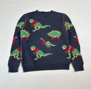 Tucker + Tate Dinosaur Knit Sweater Youth Size 7 - Picture 1 of 9