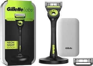Gillette Labs 2 Ersatzklingen, Magnetfuß, Reiseetui - Bild 1 von 1